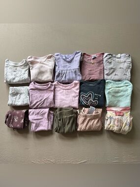 Baby Girls Mix & Match Tops & Bottoms Bundle